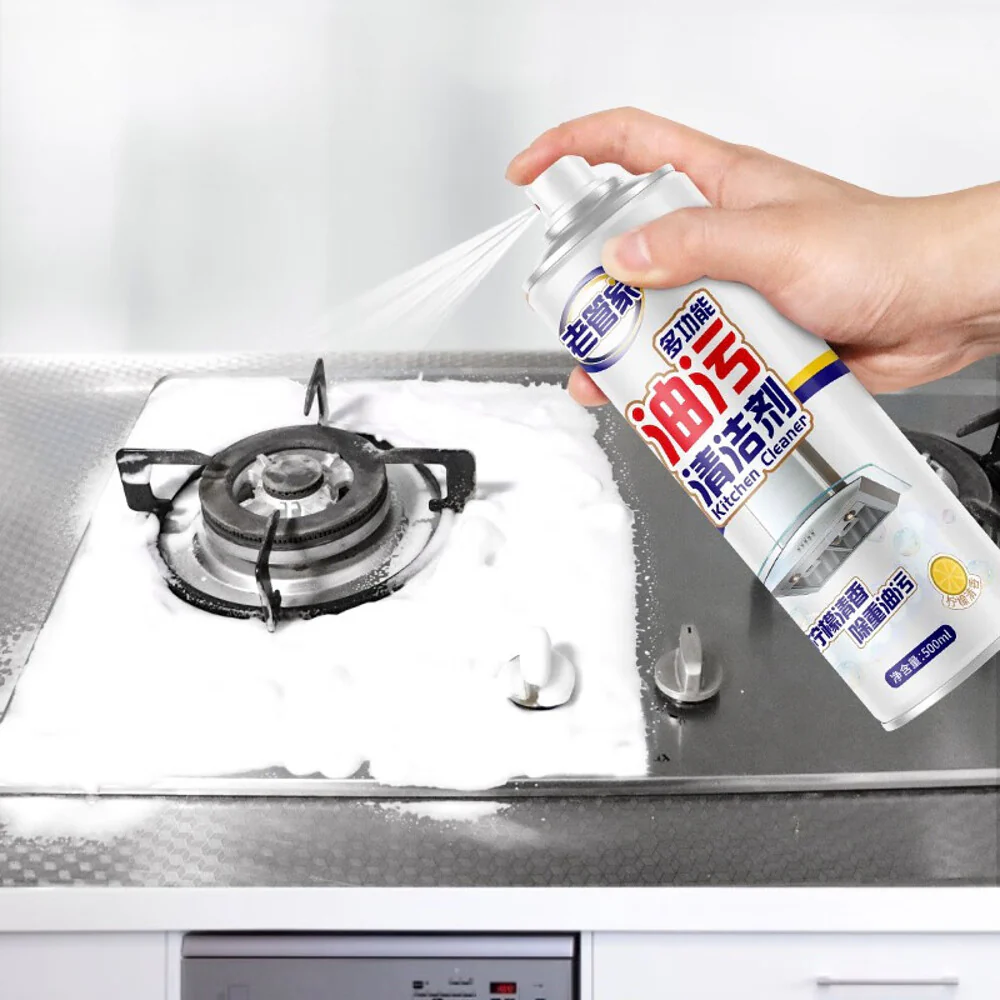 Laoguanjia Multi-Purpose Kitchen Grease Cleaner Spray 500ml – Citrus Scent Heavy-Duty Degreaser - Image 3