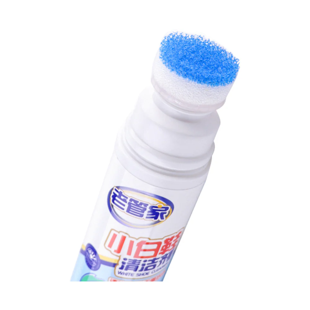 LaoGuanJia White Sneaker Cleaning Foam with Built-In Scrub Head – 80ml - White Shoe Cleaner for Trainers & Canvas Sneakers - Image 4