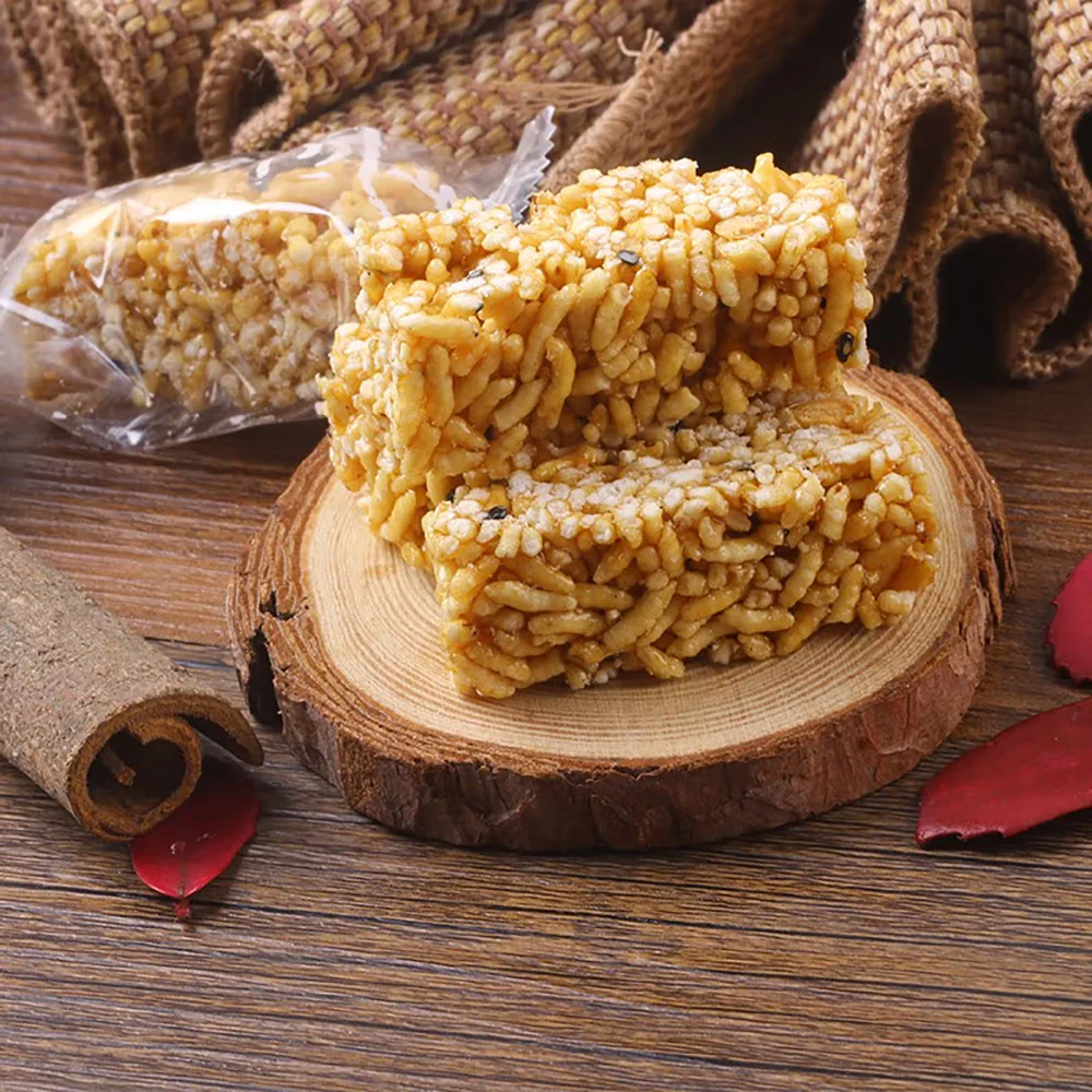 LaoJieKou Crispy Brown Sugar Rice Bars - 150g - Image 2