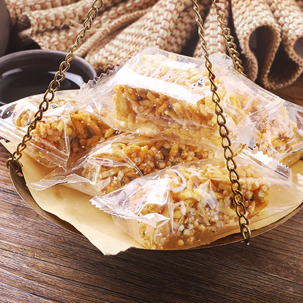 LaoJieKou Crispy Brown Sugar Rice Bars - 150g - Image 4