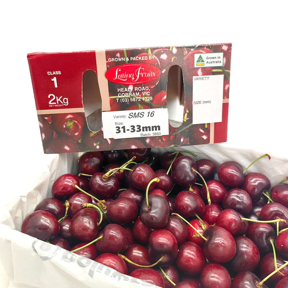Latina Fruits SMS16 Cherries Gift Box 31-33mm - 2kg - Image 4