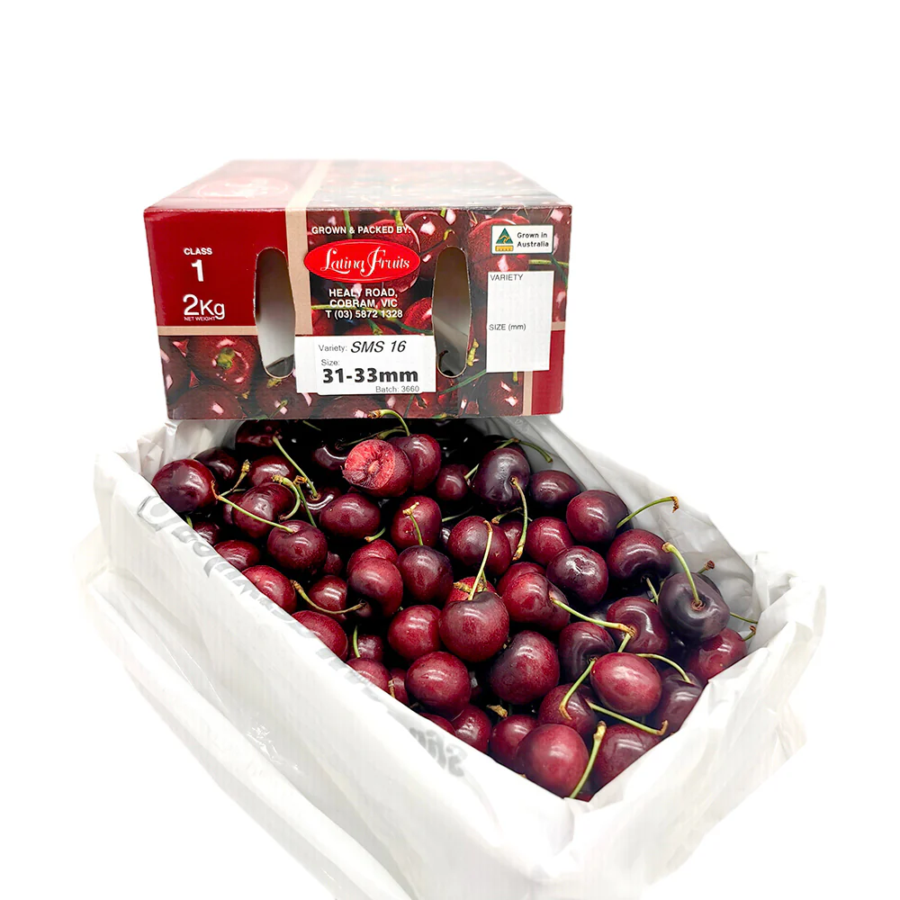 Latina Fruits SMS16 Cherries Gift Box 31-33mm - 2kg - Image 6