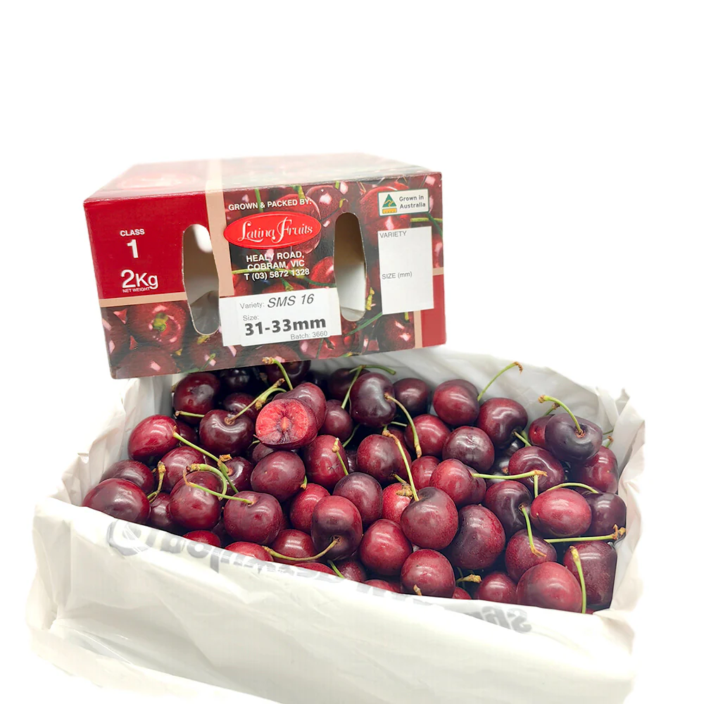 Latina Fruits SMS16 Cherries Gift Box 31-33mm - 2kg - Image 7