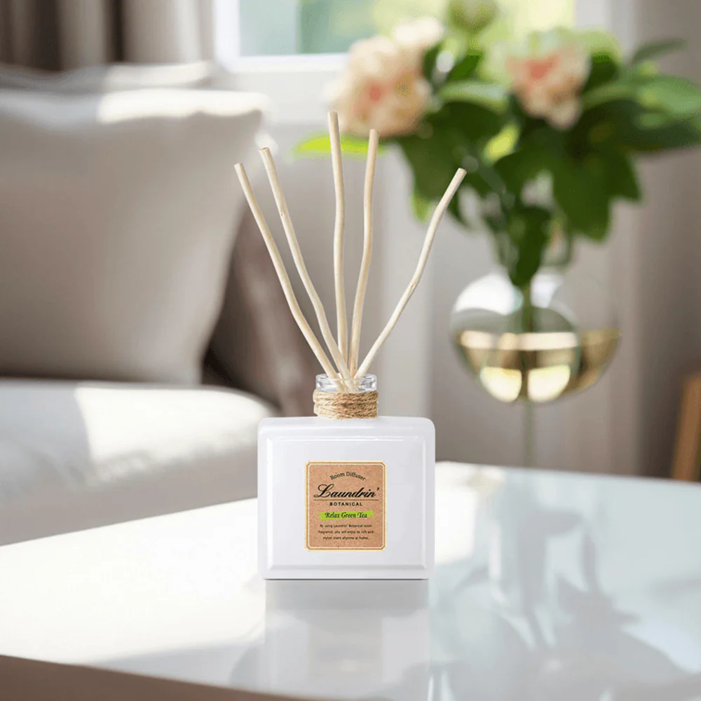 Laundrin Botanical Relax Green Tea Room Diffuser 80ml - Image 2