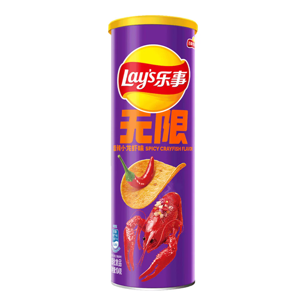 Lay's Stax Spicy Crayfish Flavour Potato Chips 90g