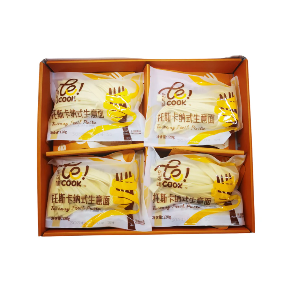 le! COOK Fresh Pasta – Tuscan-Style Pumpkin Cream Chicken Sauce, 272g x 4 – Limited Import - Image 2