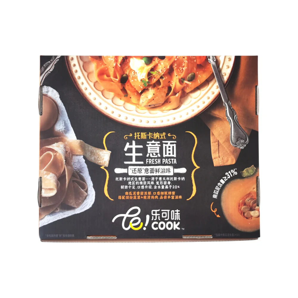 le! COOK Fresh Pasta – Tuscan-Style Pumpkin Cream Chicken Sauce, 272g x 4 – Limited Import - Image 4