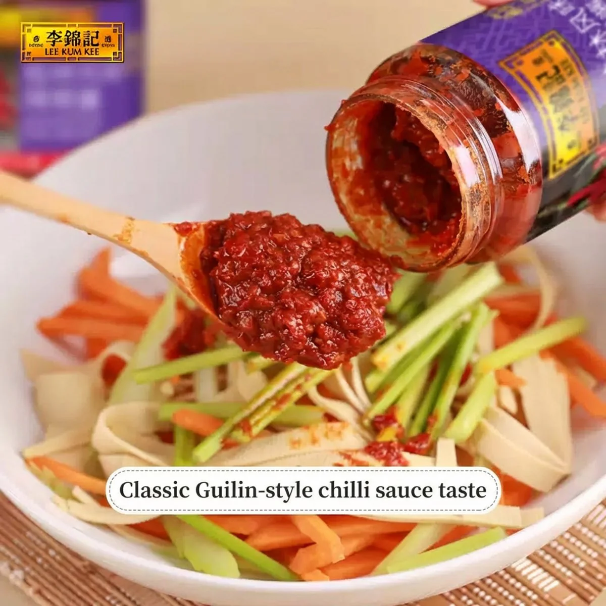 Lee Kum Kee Guilin Style Chilli Sauce 226g - Chinese Chilli Paste for Stir-Fries & Noodles - Image 2