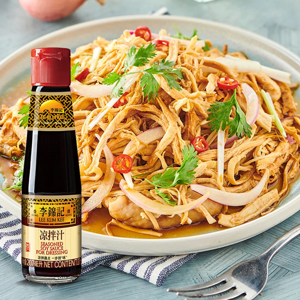 Lee Kum Kee Seasoned Soy Sauce for Dressing 207ml - Image 5