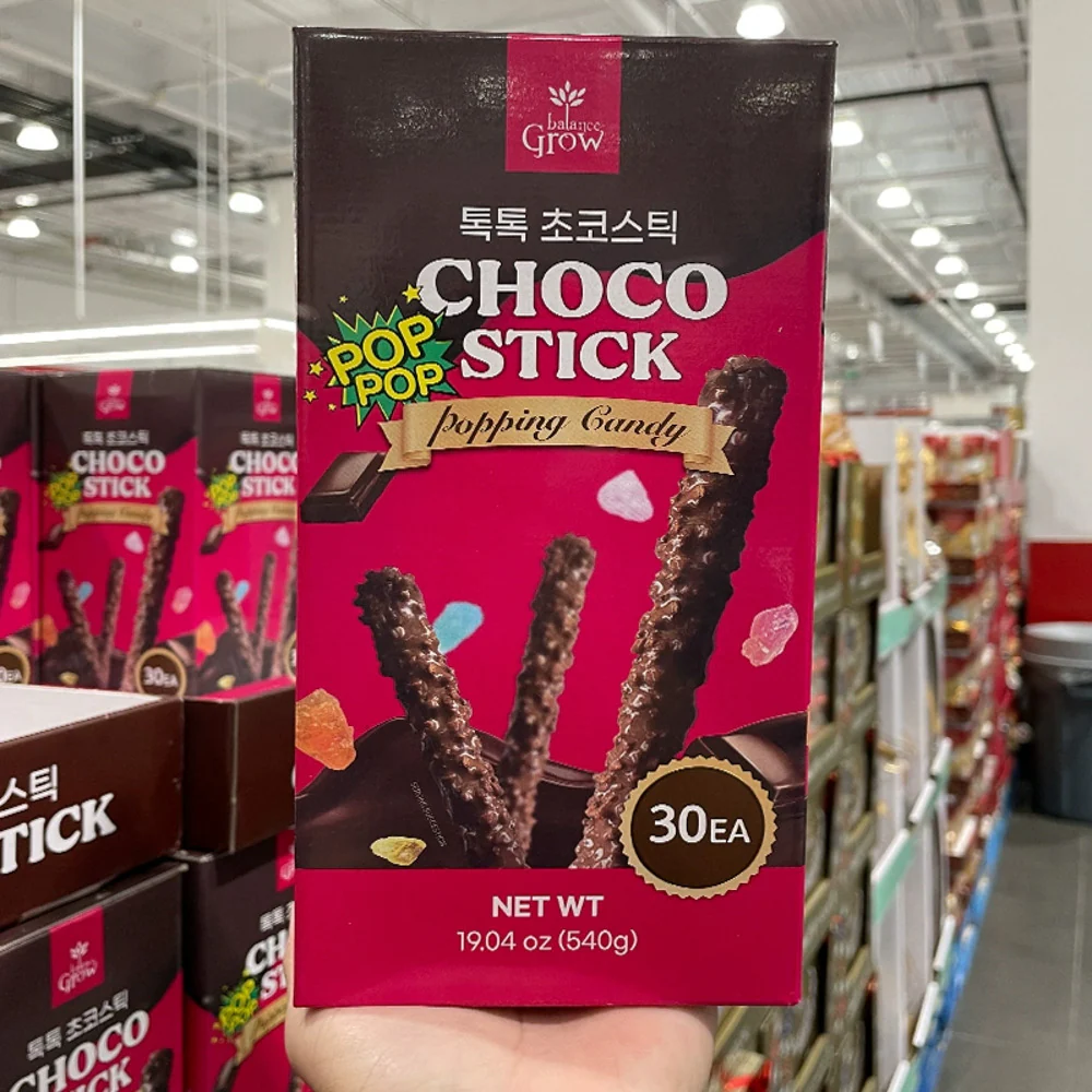 Lemon Grow Choco Sticks with Popping Candy 540g – Limited Import - Image 2