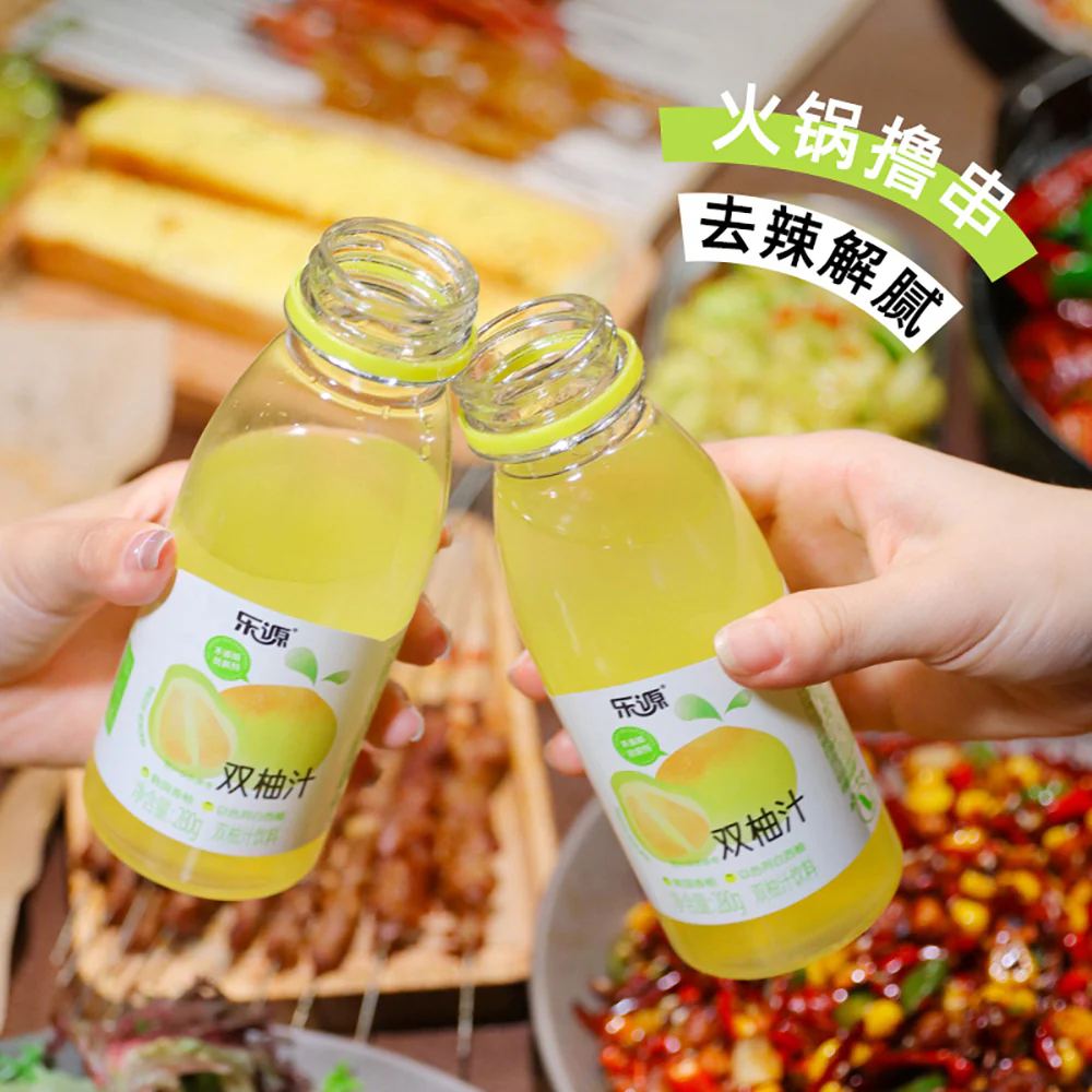 Leyuan Double Grapefruit Juice - Korean Pomelo & Israeli White Grapefruit - 280ml x 12 Bottles - Image 5