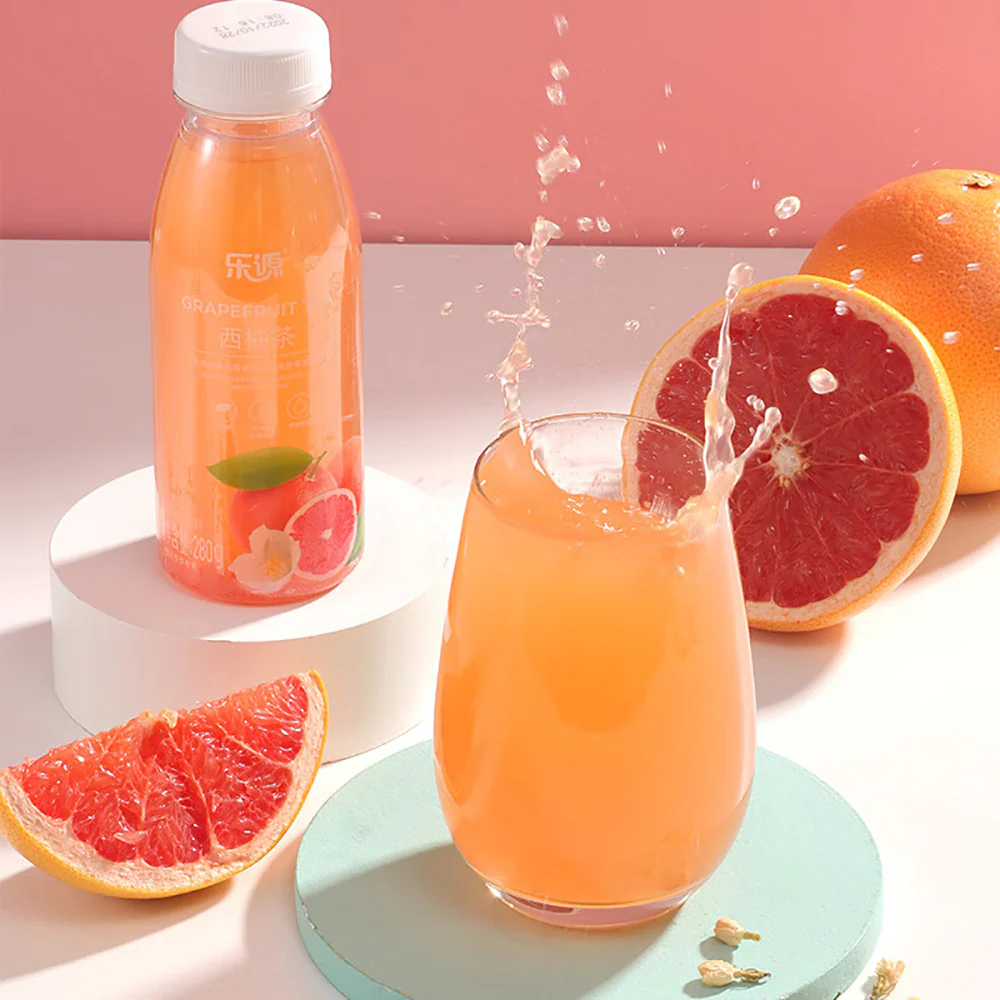 Leyuan Grapefruit Tea - 280ml x 12 Bottles - Image 2