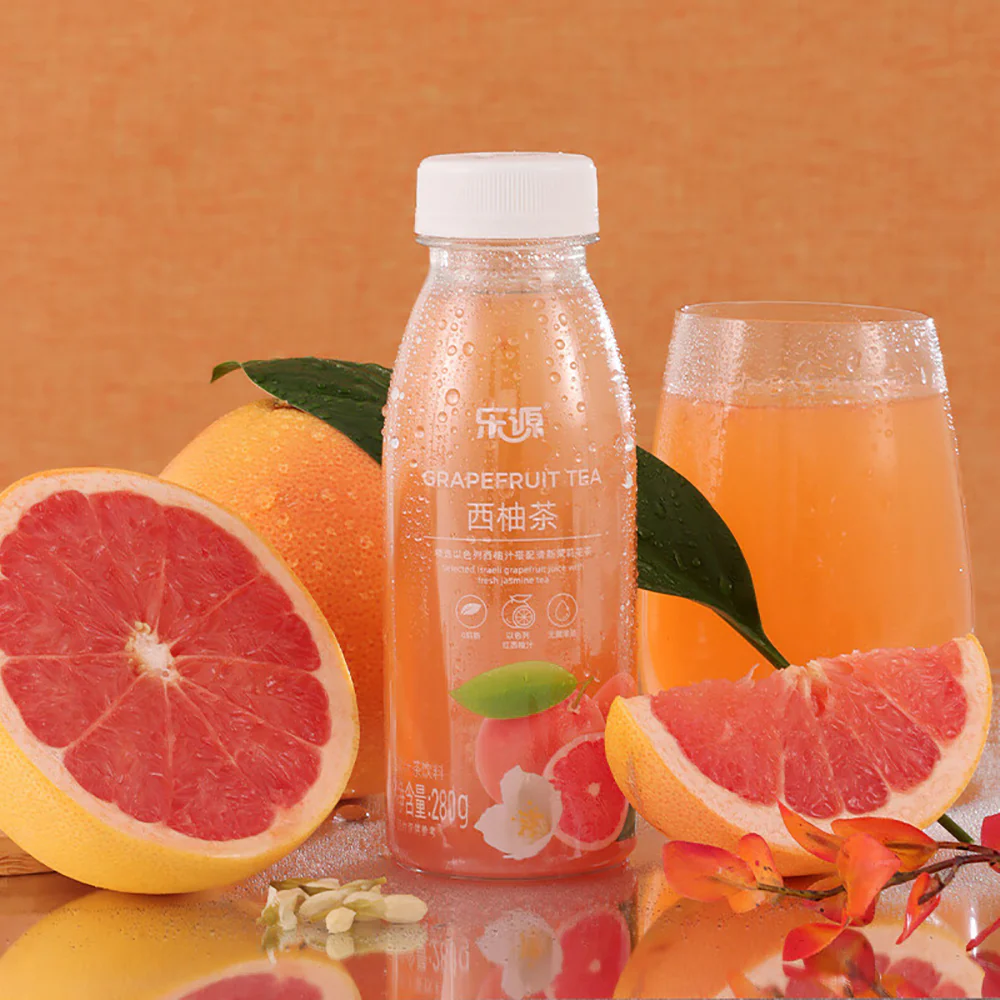 Leyuan Grapefruit Tea - 280ml x 12 Bottles - Image 4