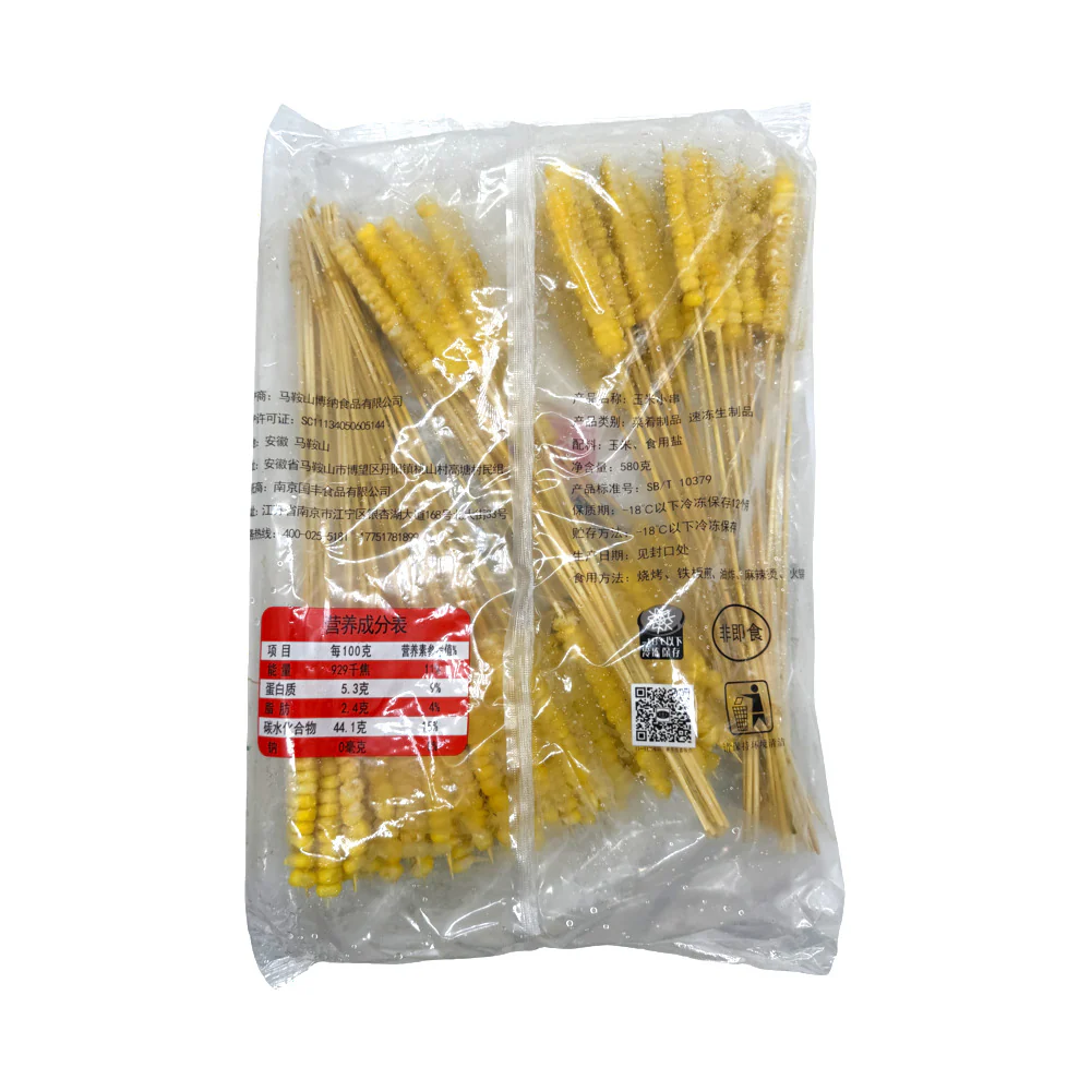 Li Huafeng Frozen Mini Corn Skewers 630g - Grill & Air Fryer Ready - Image 2