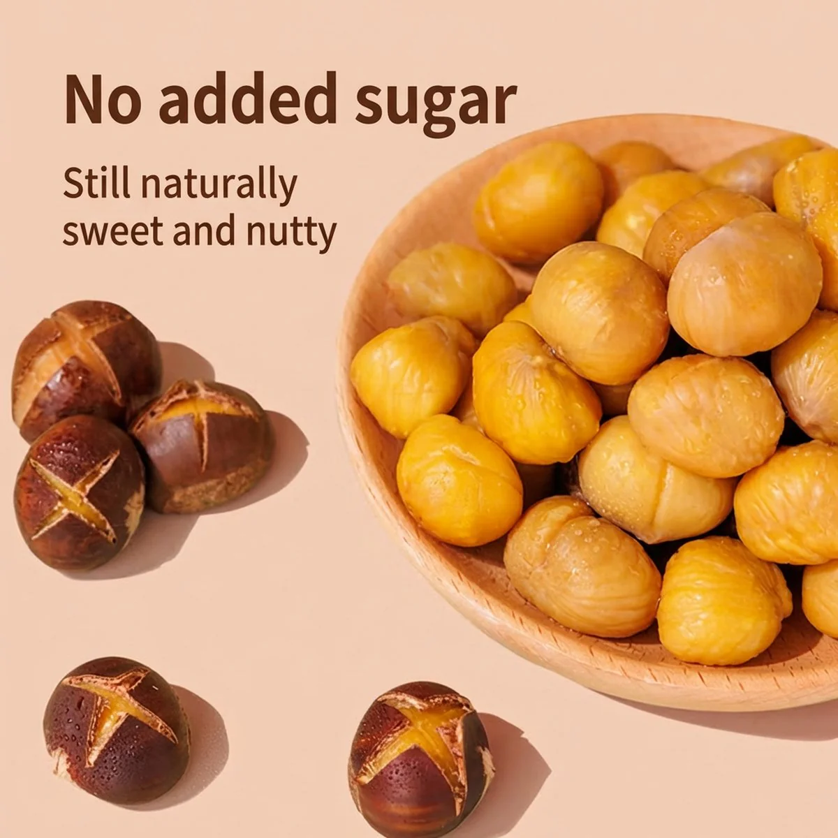 Li Shang Huang Sweet Chestnut Kernels 50g - Ready-to-Eat Roasted Chestnuts - Image 5