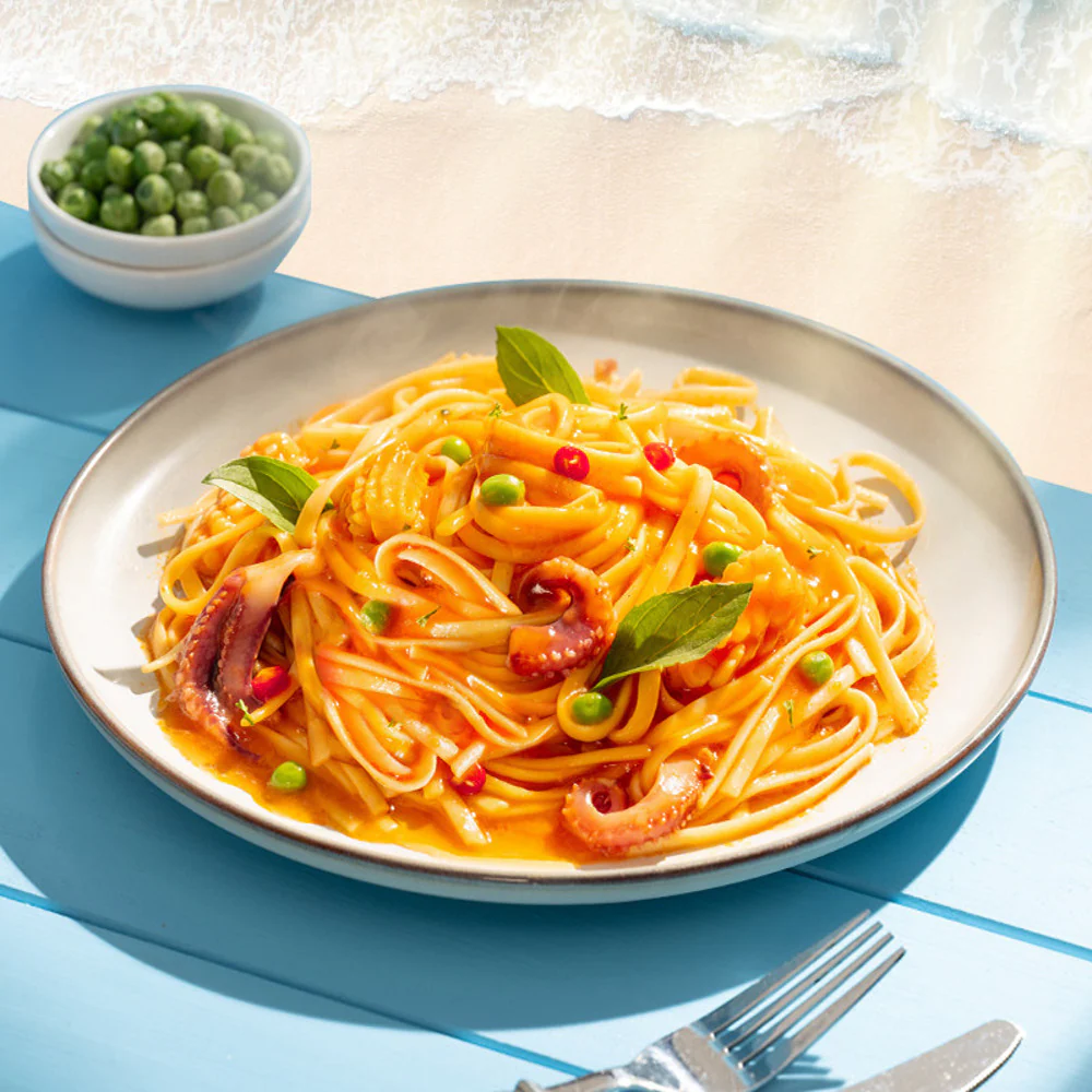 Liang Gongfang Sicilian Spicy Seafood Pasta 253.2g - Ready-to-Cook Pasta Meal - Image 3