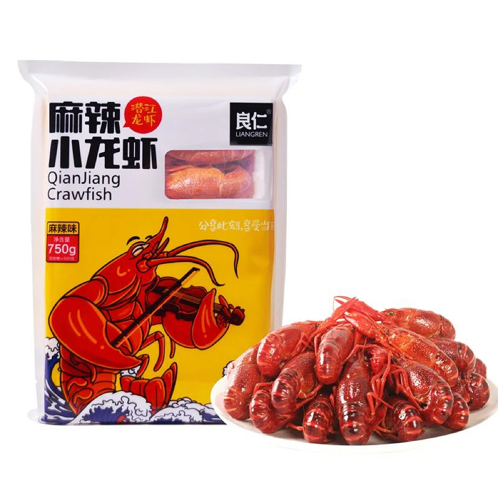 Liangren Frozen Spicy QianJiang Crawfish - 750g