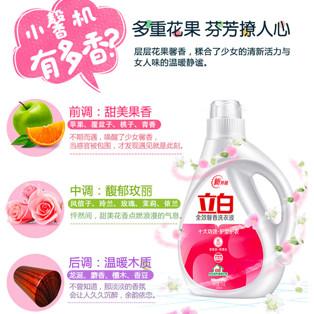 Liby All-in-One Fragrant Laundry Detergent Special Offer Pack 2kg - Image 2