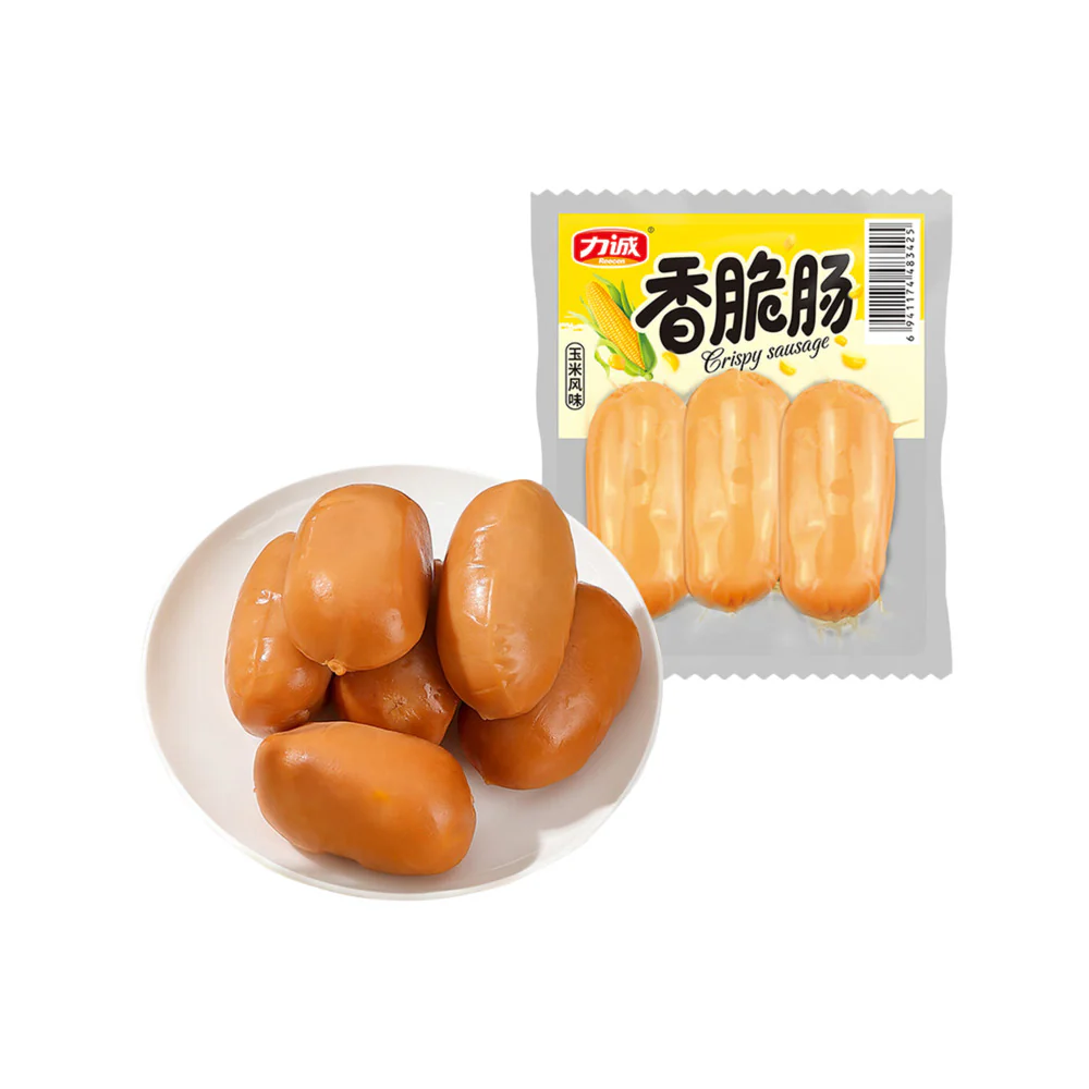 Licheng Crispy Sausage Corn Flavour 115g - Ready-to-Eat Sausage Snack