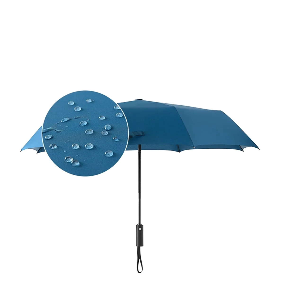 Lifease Automatic Folding Dual-Use Umbrella - Navy Blue - Image 2