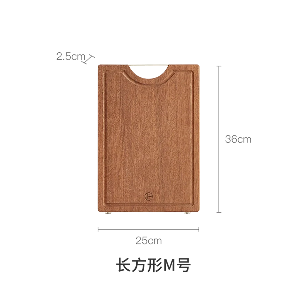 Lifease Black Walnut Rectangular Cutting Board M 36*25*2.5cm - Image 3