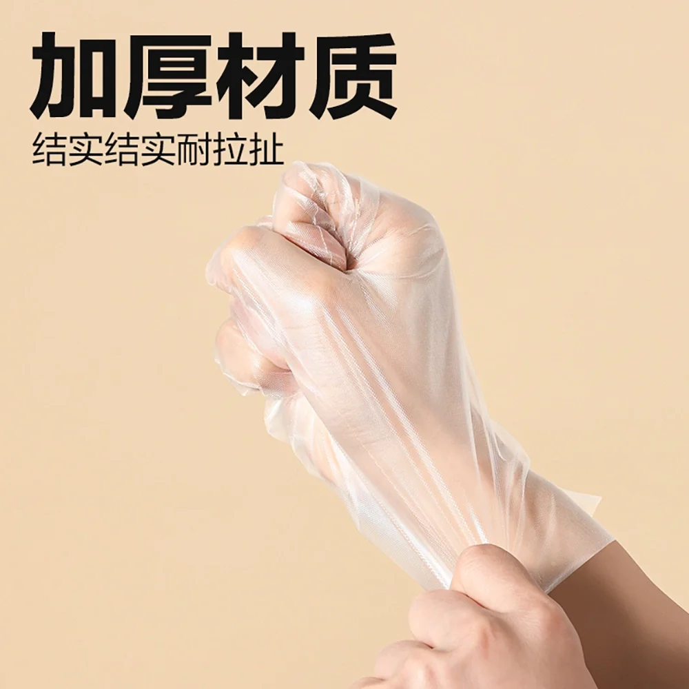 Lifease Disposable Table Gloves - CPE Thickened, 100 Pieces - Image 3