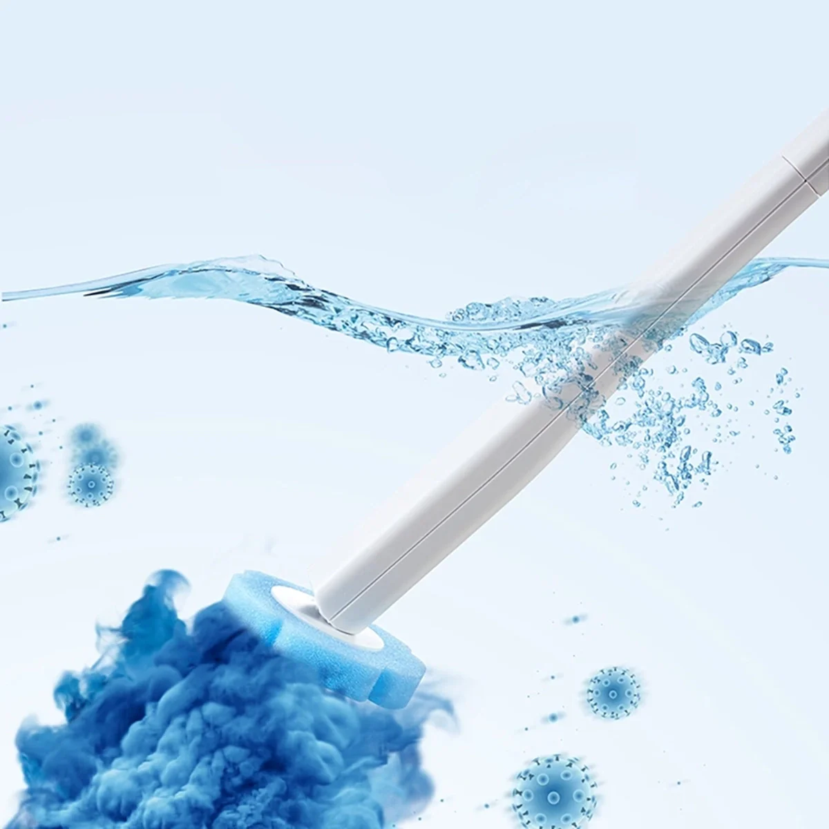 Lifease Disposable Toilet Brush with 30 Replacement Heads - Image 3