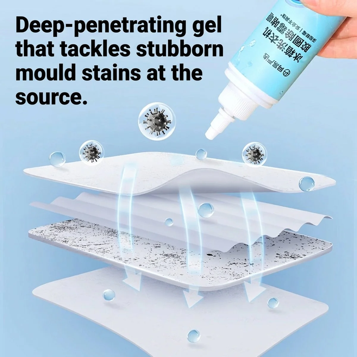 Lifease Mold Remover Gel for Rubber Seals - 1 Bottle - Image 4