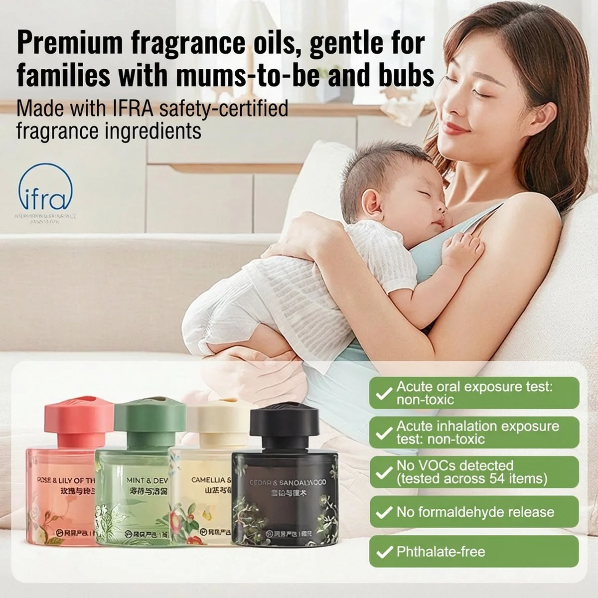 Lifease Room Deodorizing Fragrance - Rose & Lily of the Valley 120ml - Image 2