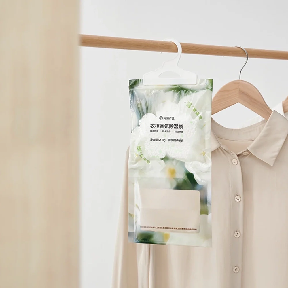 Lifease Wardrobe Fragrance Dehumidifier Bag - Dewy Gardenia, 200g