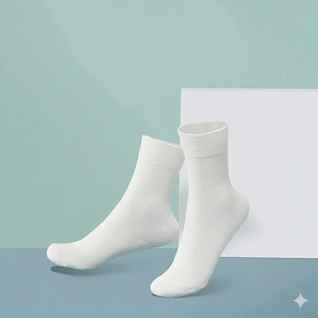 Lifease Women's Combed Cotton Socks - 5 Pairs Mixed Colors - Image 3
