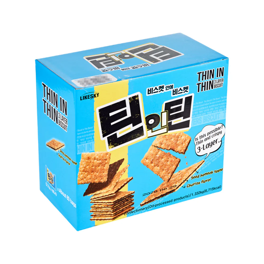 LIKESKY Thin in Thin 3-Layer Biscuits 1332g – Limited Import