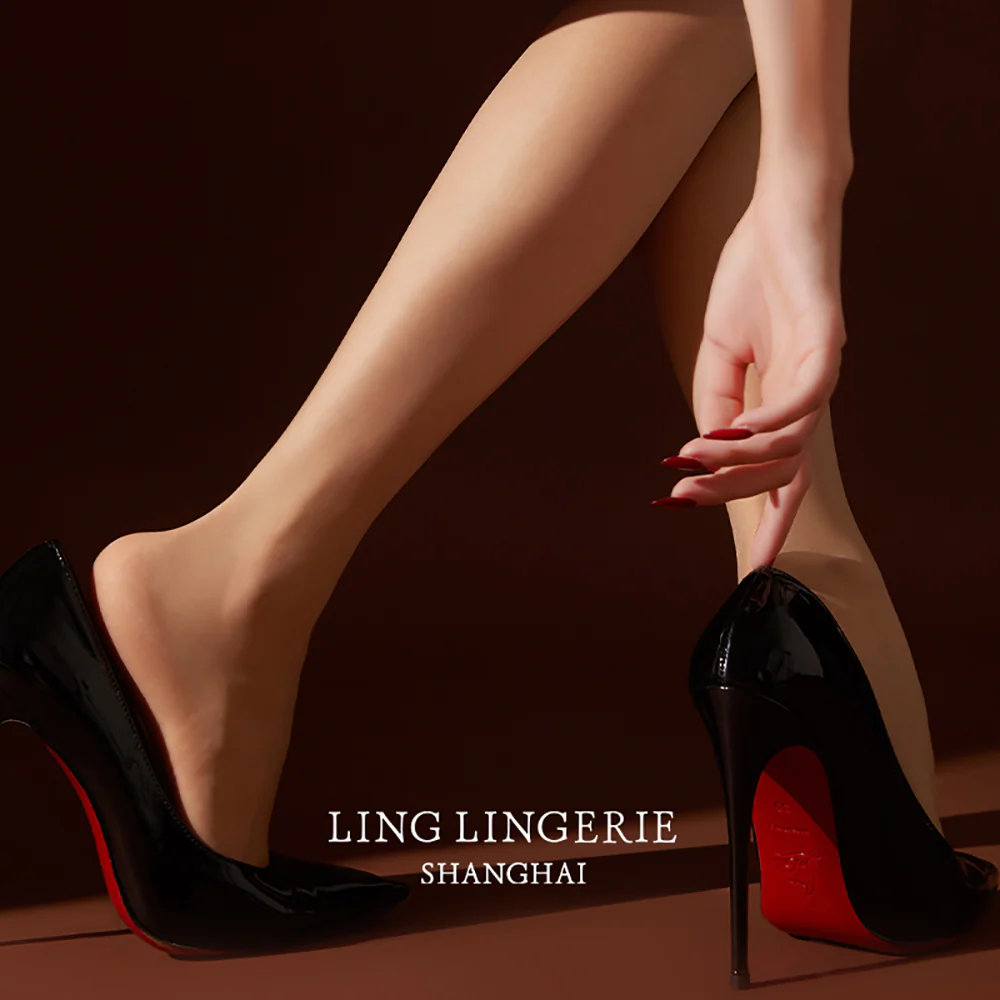 Ling Lingerie Black Pantyhose - M Size - Image 3