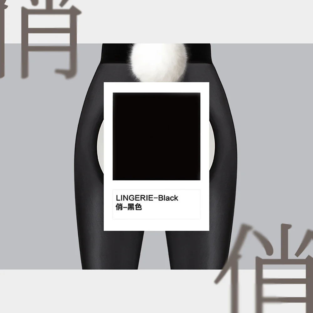 Ling Lingerie Black Stockings - L Size - Image 4