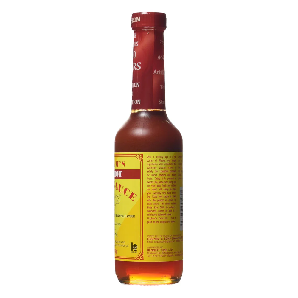 Lingham's Extra Hot Chilli Sauce 280ml - Image 2