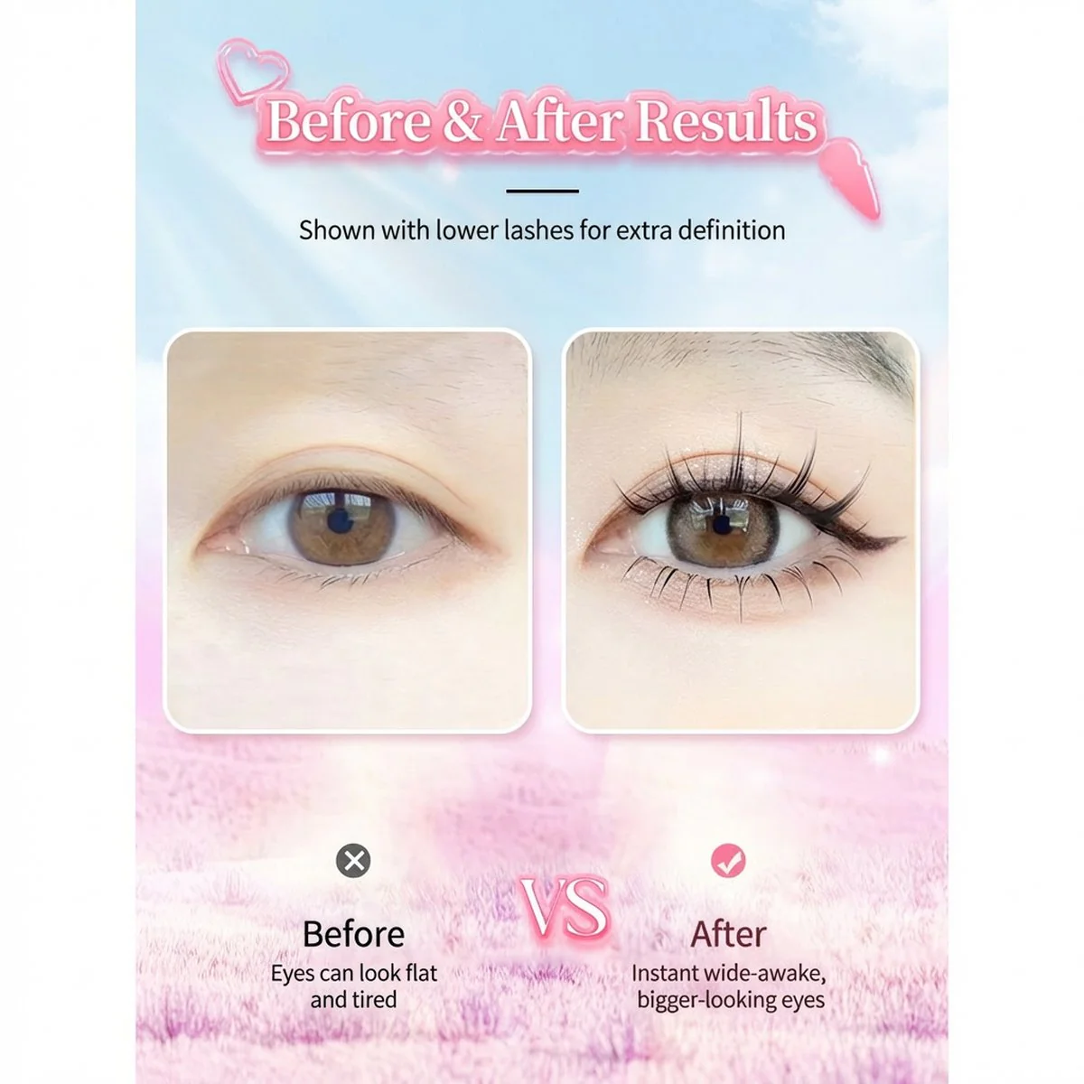 Lishu Cat Ear Manga Eye False Eyelashes - Short - Image 5