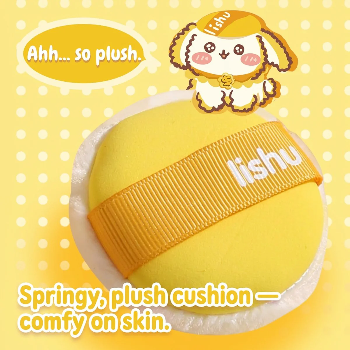 Lishu Powder Puff - Flocked Makeup Puff - Image 2