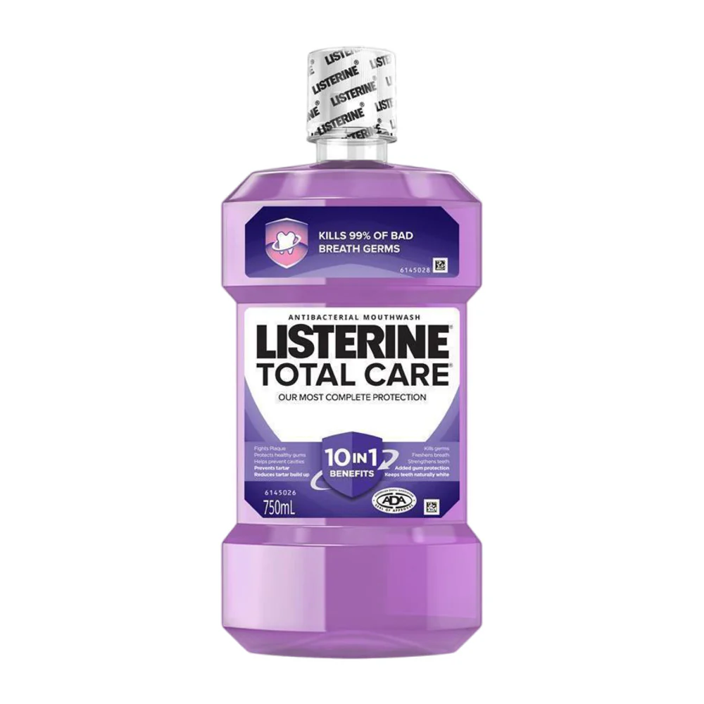 Listerine Total Care Antibacterial Mouthwash 750mL