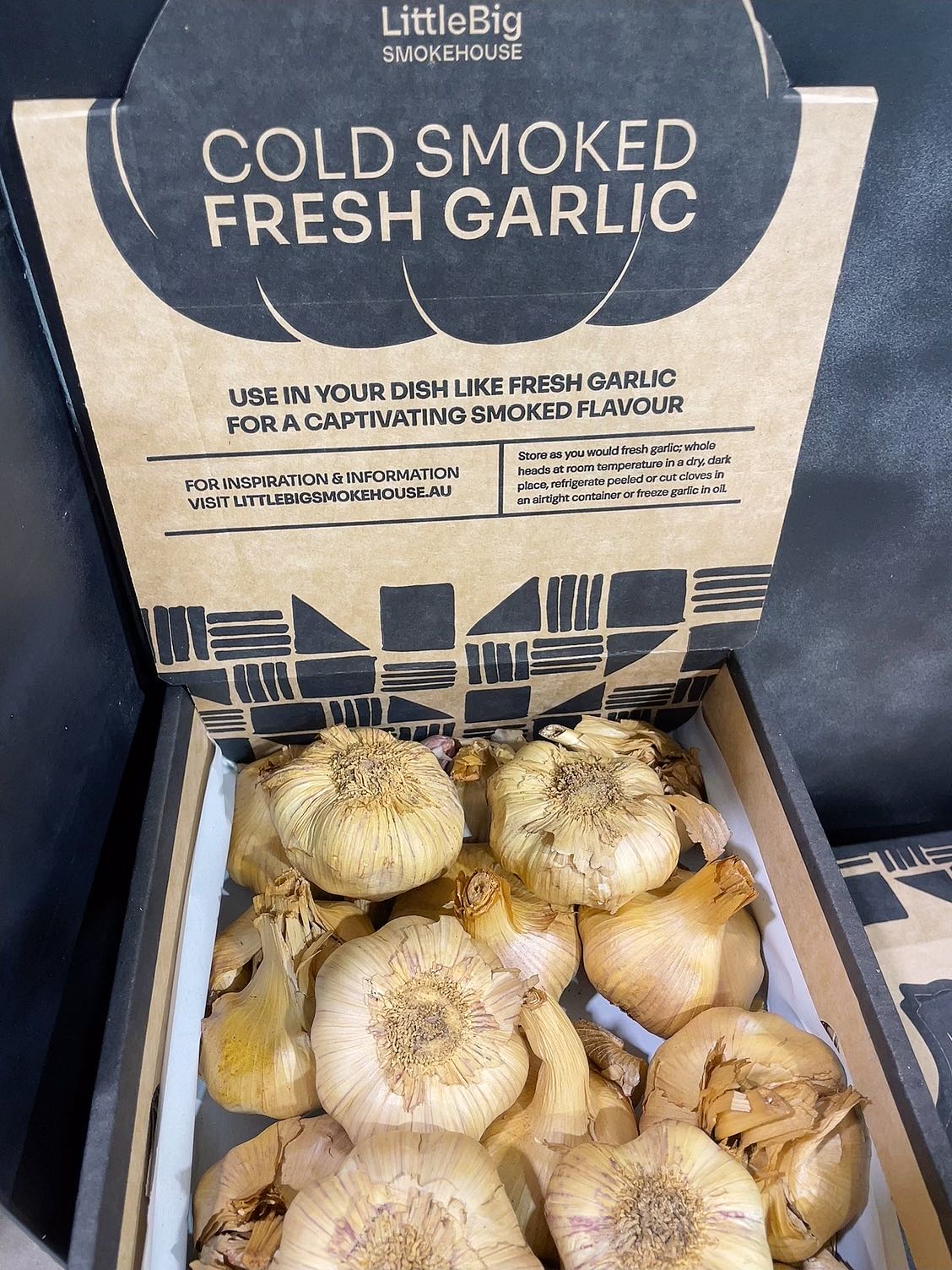 LittleBig Smokehouse Cold Smoked Fresh Garlic - 250g - Image 3