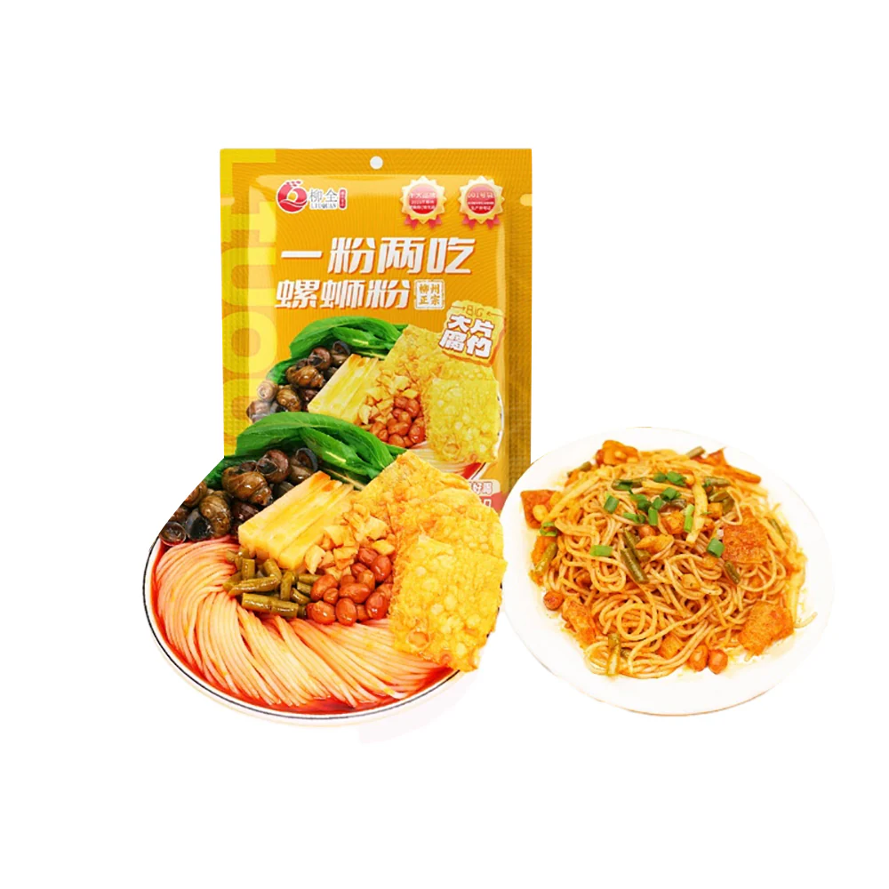 LiuQuan Liuzhou River Snail Rice Noodles with Large Beancurd Sticks - 255g