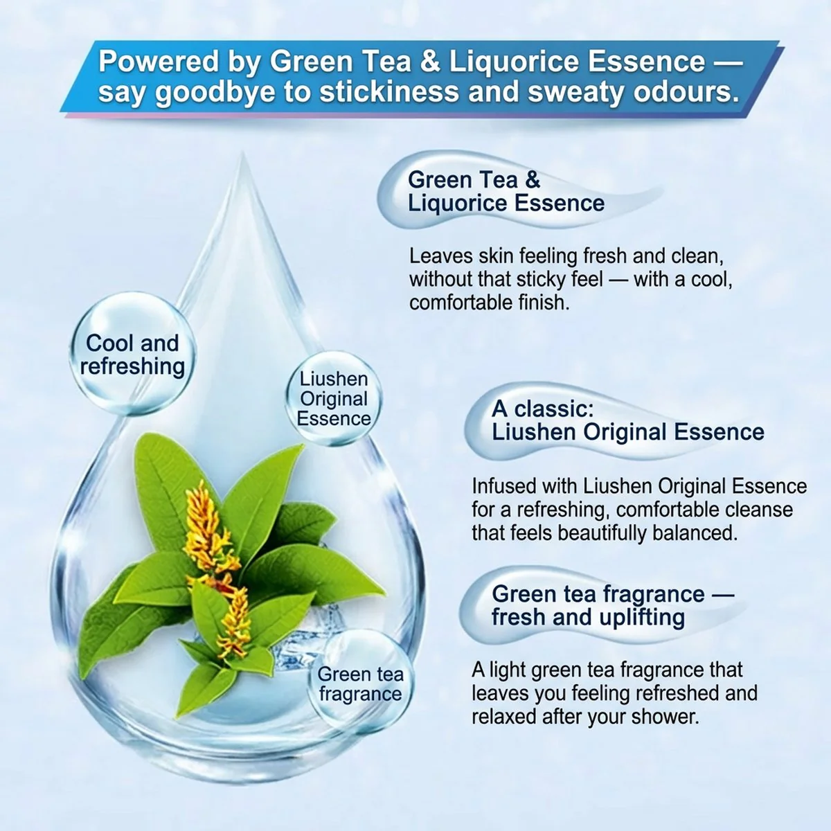 Liushen Cool Soap Green Tea & Liquorice - 108g - Image 2