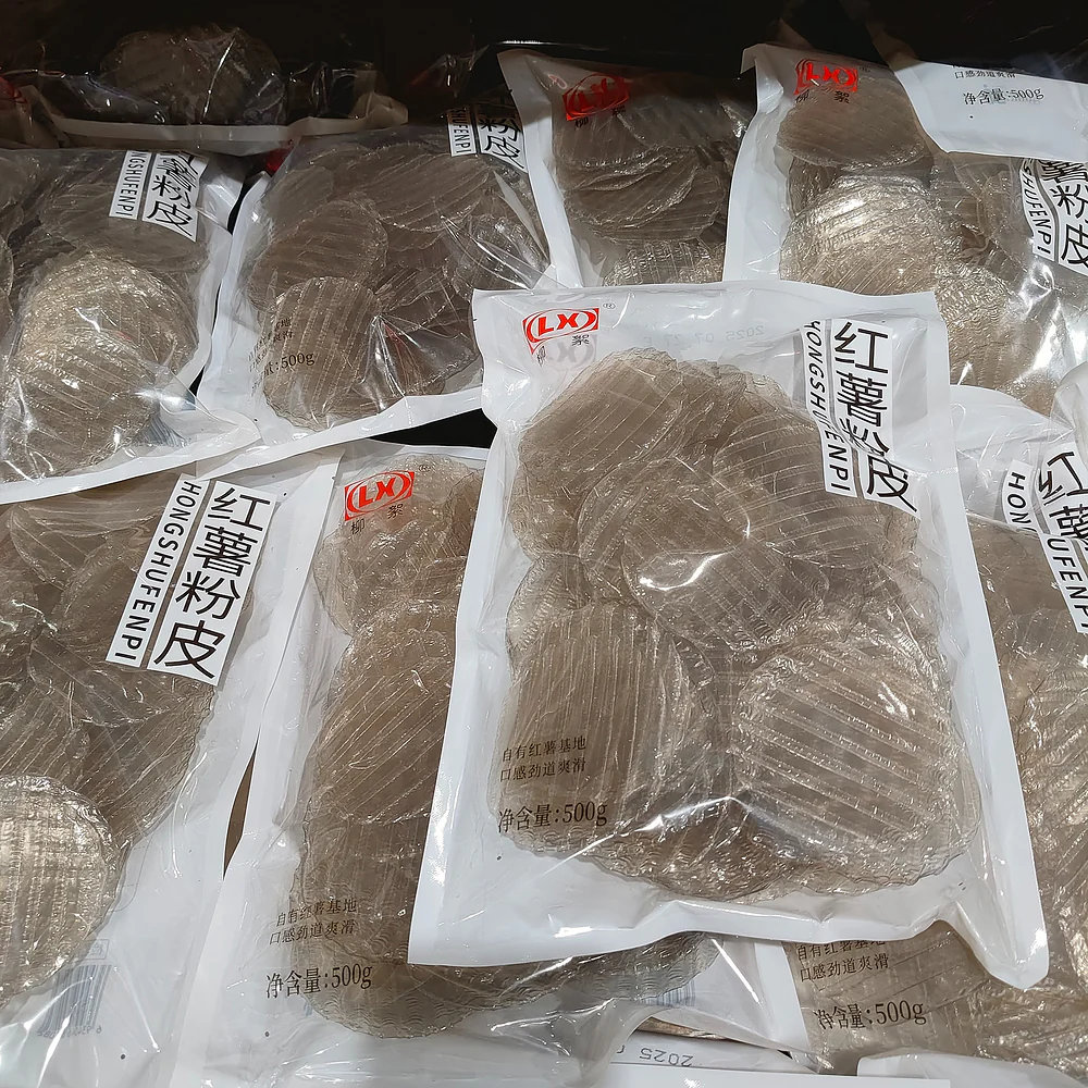 Liuxu Sweet Potato Starch Noodle Sheets 500g - Limited Import - Image 3