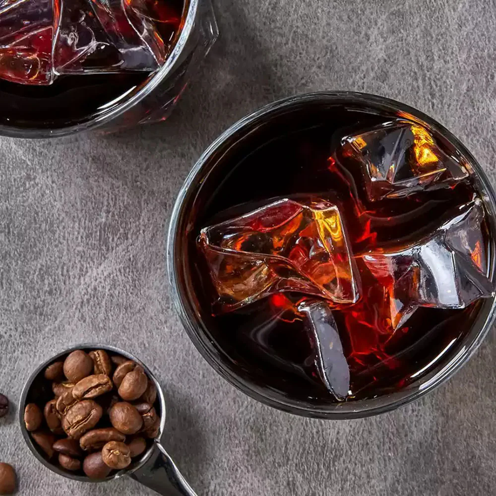 Live Time Hazelnut Americano Coffee – 2.1L Pouch - Ready-to-Drink Iced Coffee - Image 2