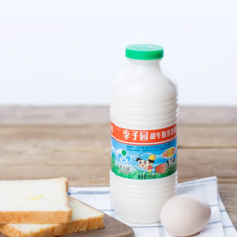 Liziyuan Sweet Milk Beverage Original Flavor - 450ml x 12 Bottles - Image 3