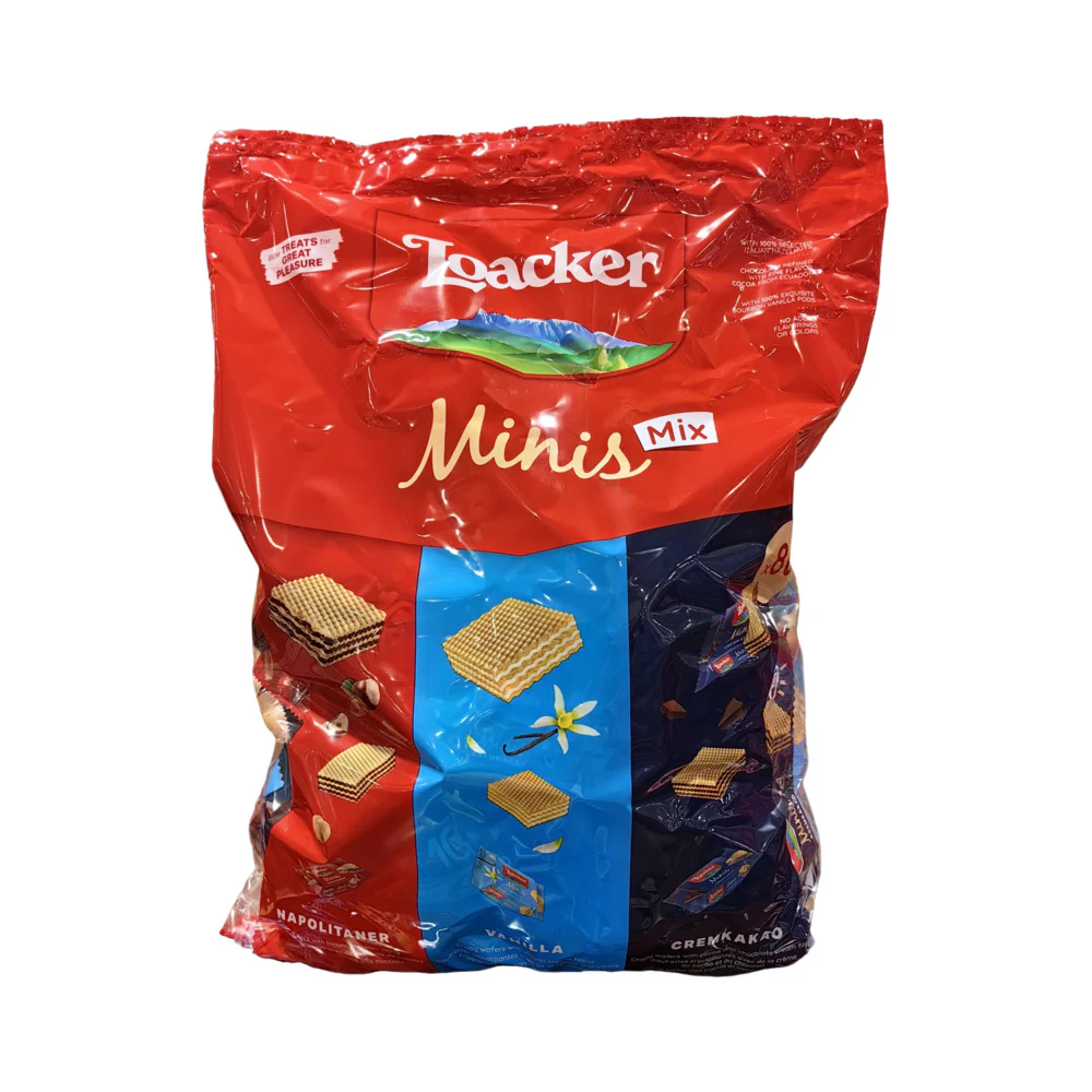 Loacker Minis Mix Assorted Wafer Cookies 800g – Limited Import