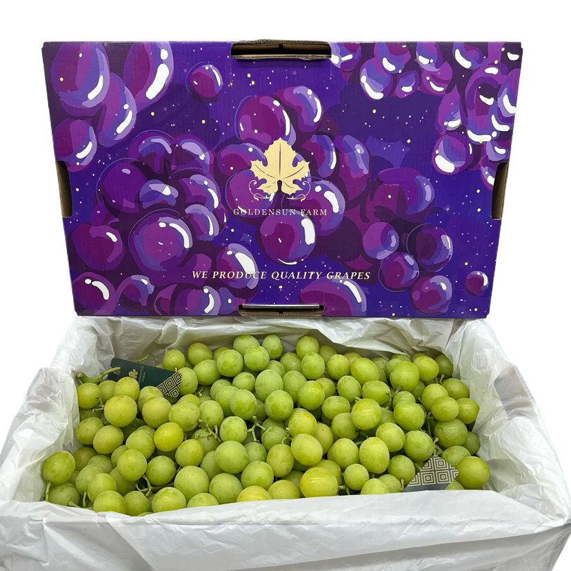 Local Autumn Crisp Shine Muscat Grapes - Box of 4.5kg