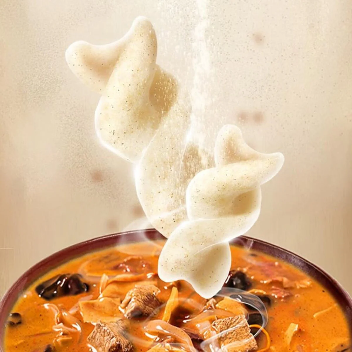 Lonely God Spicy Pepper Soup Flavour Puffed Snack 70g - Chinese Hu La Tang Style Chips - Image 3