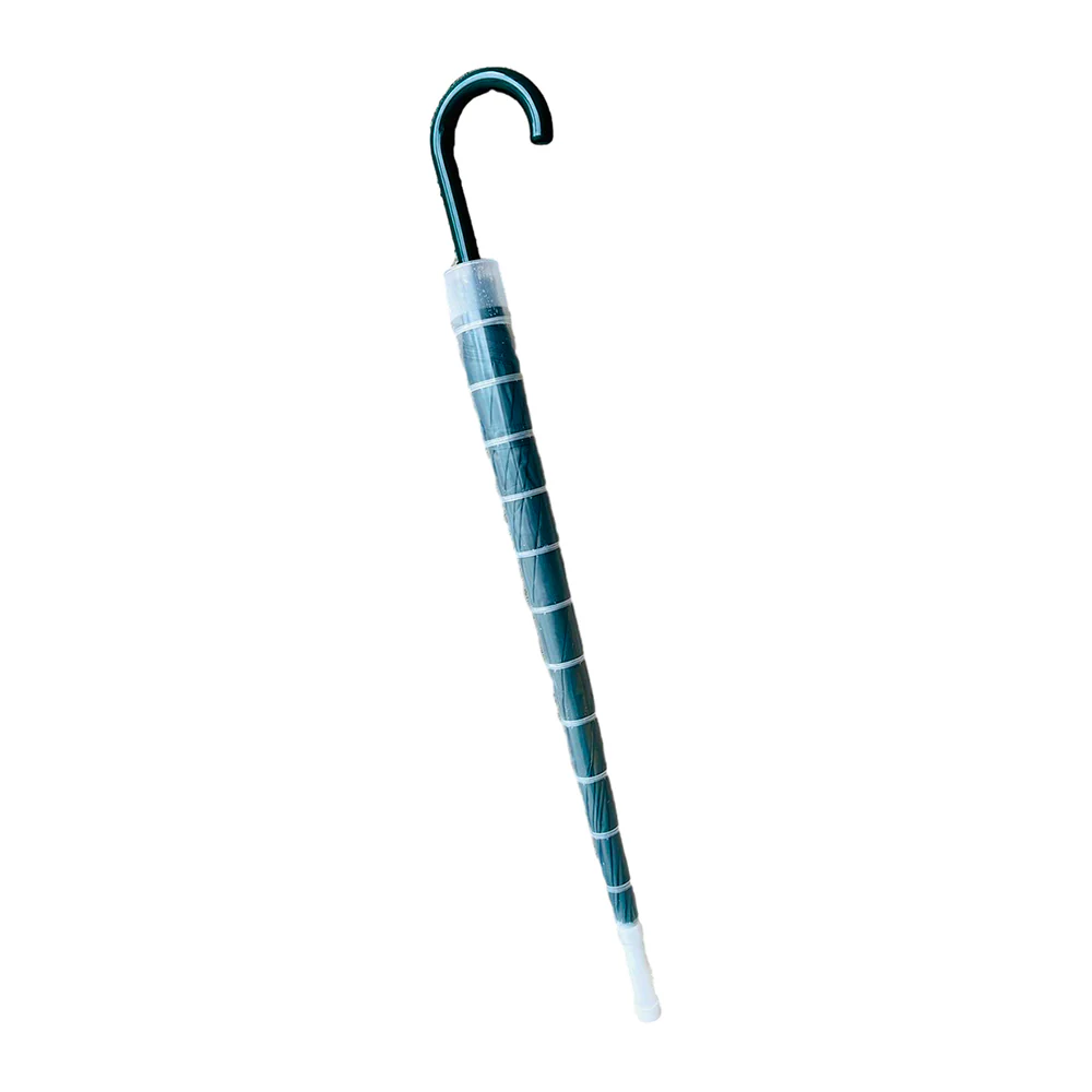 Long Handle Umbrella with Drip-Proof Cover - Colorful - Image 2