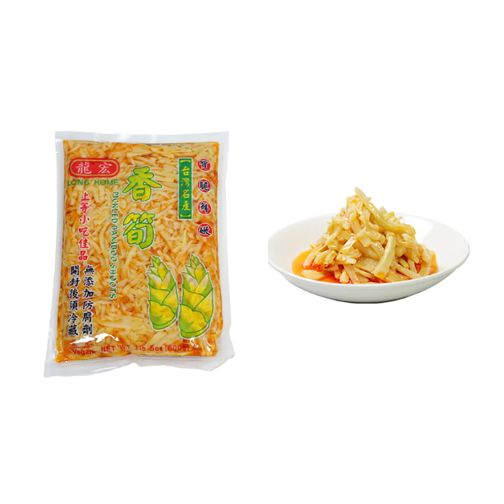 Long Home Pickled Bamboo Shoots - 600g - Image 2