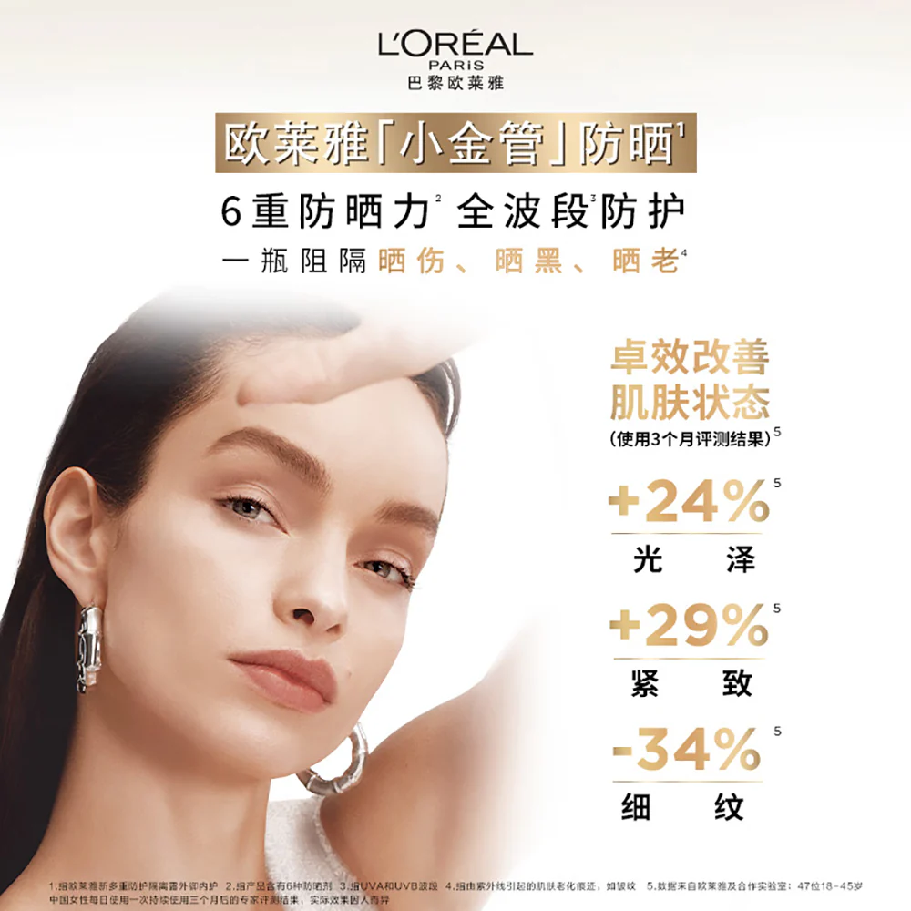 L'Oreal UV Perfect Sunscreen SPF50+ PA++++ 30ml Golden - Image 4